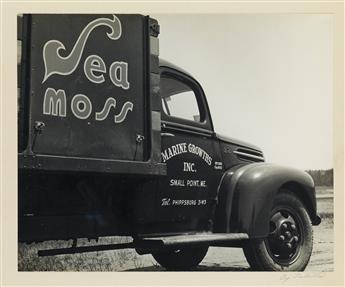 (KELP) Group of 26 well composed presentation photographs documenting the cultivation and harvesting of sea moss for Marine Growths I